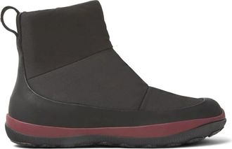 Camper Stijlvolle Zwarte Enkellaarsjes - Dames - Winterlaarzen - Zwart - 36 EU - Leer - Schoenen
