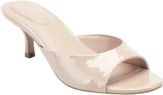 Bandolino Meegin Kitten Heel Slide Sandal in Light Natural at Nordstrom, Size 9.5