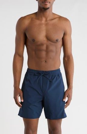 Volcom Manic Swim Trunks in Navy Paint at Nordstrom Rack, Size Small