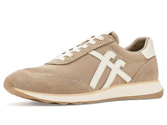 FitFlop Retro-Q FF Fabric/Suede Sneakers Womens Shoes Cappuccino/Cream : 8.5 M (B), Suede/Synthetic