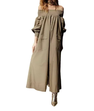 Mes Demoiselles... Dress Parimar In Kaki