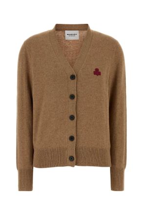 Isabel Marant Camel Cotton Blend Karina Cardigan