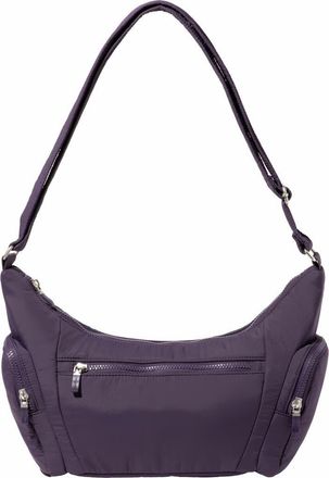 Baggallini Banana Sling Crossbody Shoulder Bag in Plum Twilight Puff at Nordstrom