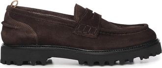 Giuliano Galiano Kobra Suede Moccasins