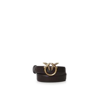 Pinko Pinko, Accessoires, Dames, Bruin, XS, Leer, Love Berry H3 Belt