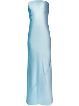 Alejandra Alonso Rojas silk dress - Blue