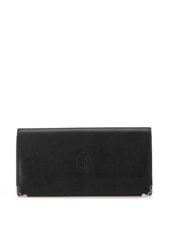 Cartier 20th Century Leather Must De Cartier Wallet long wallets - women - Calf Leather - One Size - Black