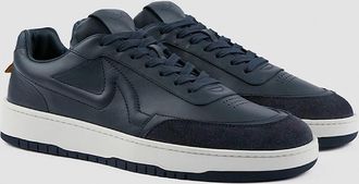 Paul & Shark Mens Paul & Shark Club Riviera Leather Sneakers - Black - Size: 12