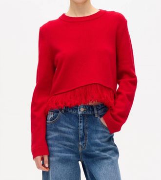 Baum Und Pferdgarten Chevy Crewneck Sweater In Red