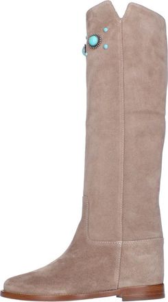 Via Roma 15 Schoenen, Dames, Beige, 36 EU, Su&egrave;de, Via Roma 15 Laarzen