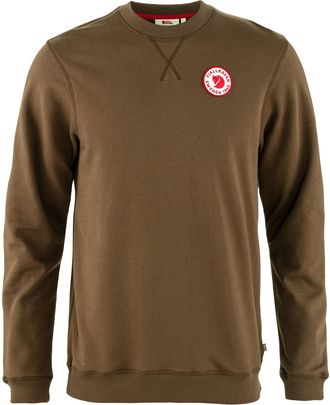 Fj&auml;llr&auml;ven Mens 1960 Logo Badge Sweater Brown XL