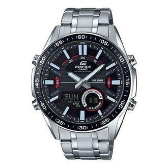 Casio EDIFICE Mens Black Analog/Digital Combo EFV-C100D-1AV