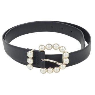 Chanel Pre-owned Vintage Fabric Belt - female - Chanel Vintage - Vintage Belts - Black - ONE SIZE - Pre-owned