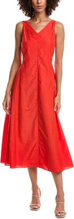 Theory V-Neck Open Back Dress