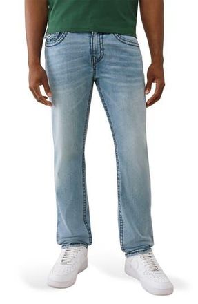 True Religion Geno Big T Slim Fit Jeans in Light Icy Blue Pine at Nordstrom Rack, Size 28