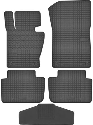 OEM Alfombrillas Motohobby 160804 + Funda 200000/1 - Bmw X3 E83 2004-2010 Ms De Aleaci&oacute;n + Velcro Bmw Delantero - Instaladas