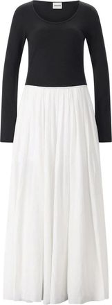 Khaite Maxi Jurk - Dames - Maxi kleedjes - Veelkleurig - M - Katoen - Kleedjes
