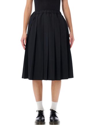 Comme Des Gar&ccedil;ons Pleated Midi Skirt