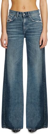 Diesel Flare Jeans - 1978 D-Akemi - Jeans - Woman - Blue