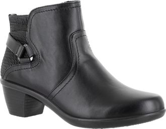 Easy Street Dawnta Side Zip Boot in Black/Pleated at Nordstrom Rack, Size 6.5
