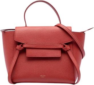Celine Pre-owned Mini Bags, female, Red, Size: ONE SIZE Pre-owned Nano Belt Bag