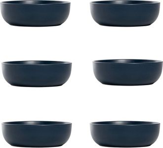 10 Strawberry Street Set Of 6 Wazee Matte Coupe Dinnerware Bowls