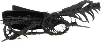 Comme Des Gar&ccedil;ons Destructured Rayon Headband - Black