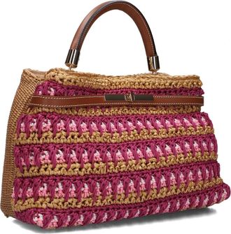 ViaMailBag Alma Raffia Tas - Dames - Handtassen - Veelkleurig - ONE Size - Tassen