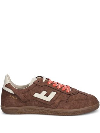 Flamingos Burela Slim logo-appliqu&eacute; sneakers - Bruin