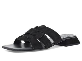 Paul Green Desire Slide Womens Sandals Black Suede : AT 7.5 (US Womens 10) M