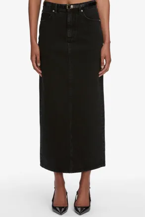 Frame Denim Column Skirt In Sutro
