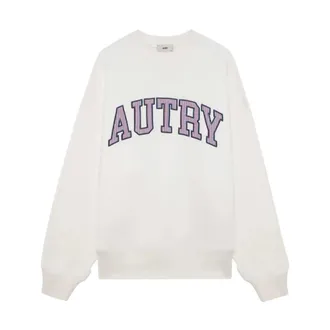 Autry Sweatshirts, male, White, Size: XS Felpa College