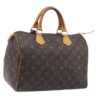 Louis Vuitton Speedy Monogram Canvas Brown Canvas Handbag (Pre-Owned)