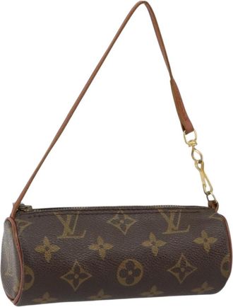 Louis Vuitton Papillon Pochette Monogram Canvas Brown Canvas Bag (Pre-Owned)