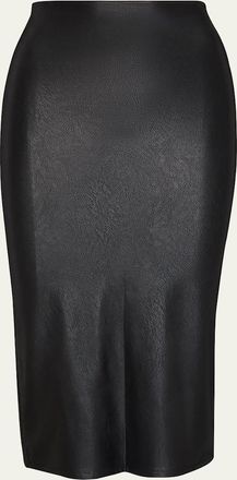 Commando Faux-Leather Midi Skirt