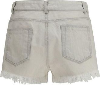 Rick Owens Womens Beige Cotton Bermuda Shorts