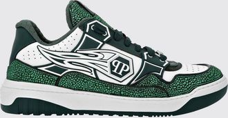 Philipp Plein Sneakers in pelle e gomma con strass
