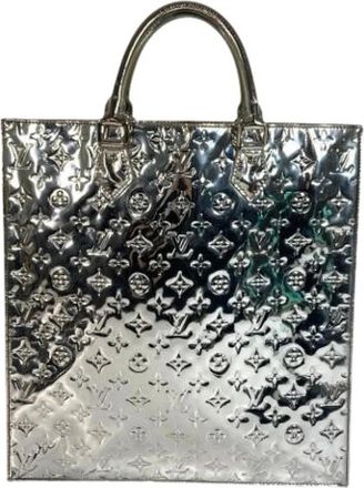 Louis Vuitton Pre-owned Monogram Miroir Tote Bag - Dames - Vintage Shopper - Grijs - ONE Size - Leer - Vintage