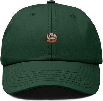Dalix Cinnamon Roll Dad Cap in Dark Green at Nordstrom