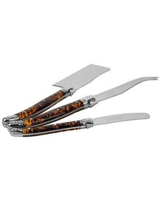 French Home 3Pc Laguiole Cheese Knife Set