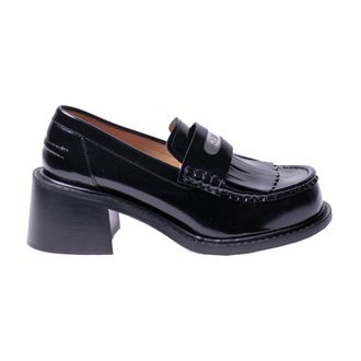 Kenzo Loafers, female, Black, Size: 11 US Smile Heeled Loafers