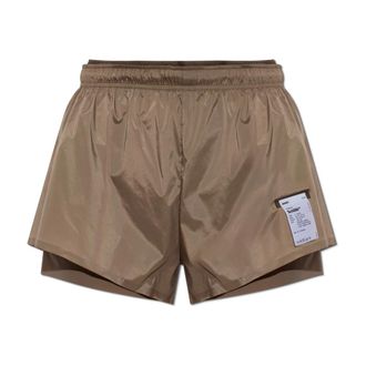 SATISFY Satisfy, Korte Broeken, Dames, Bruin, S, Nylon, Tech Silk 3 Shorts