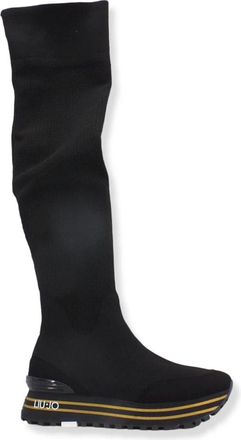 Liu Jo Overknee Laarzen - Dames - Over de knie laarzen - Zwart - 37 EU - Schoenen
