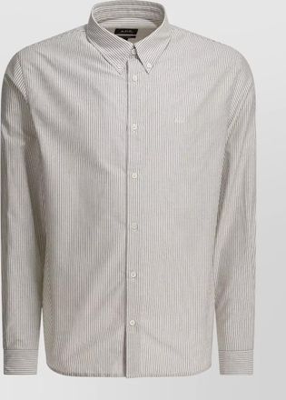 A.P.C. greg shirt long sleeves button down collar
