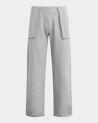 Hudson Men & apos;s Straight-Leg Oversized Pocket Sweatpants