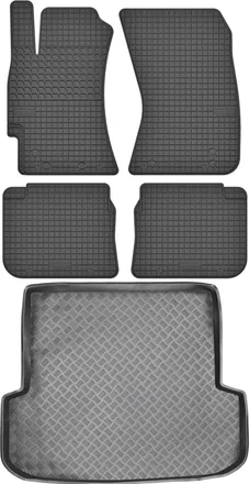 OEM Juego De Alfombrillas De Goma Para Coche Y Maletero Para Subaru Legacy Iv Kombi (2006-2009)