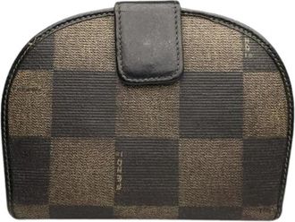 Fendi Pre-owned Vintage Wallet - Dames - Vintage Accessoires - Bruin - ONE Size - Leer - Vintage