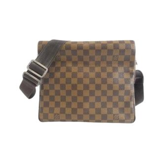 Louis Vuitton Pre-owned Cross Body Bags, male, Brown, Size: ONE SIZE Pre-owned Damier Naviglio Shoulder Bag
