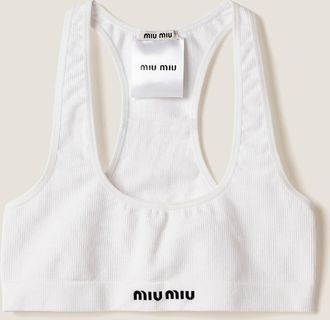 Miu Miu Seamless racerback top