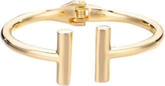 Adornia Adornia Plated Bar Cuff Bracelet